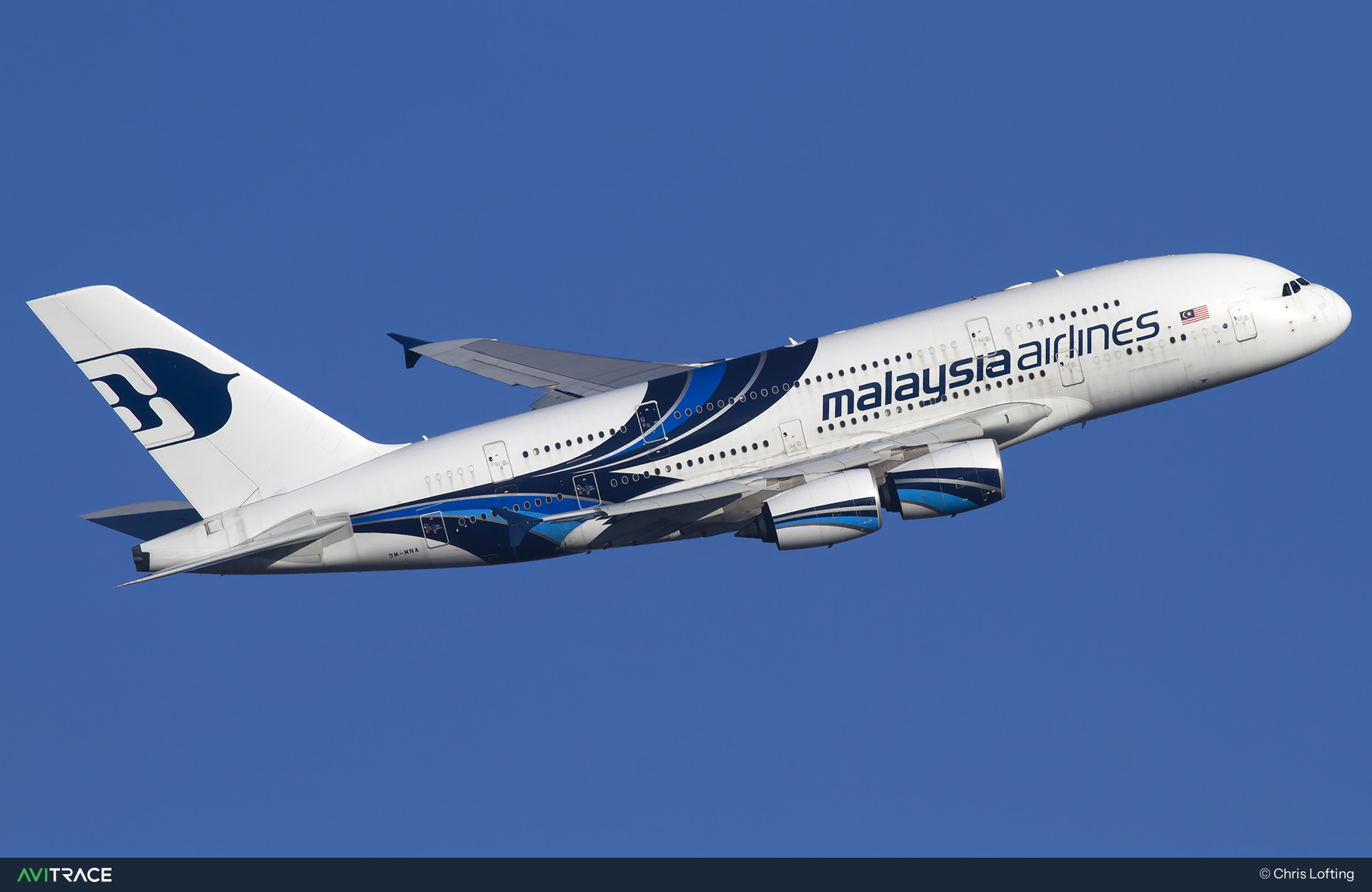 9M-MNA, A380, photographed by Chris Lofting