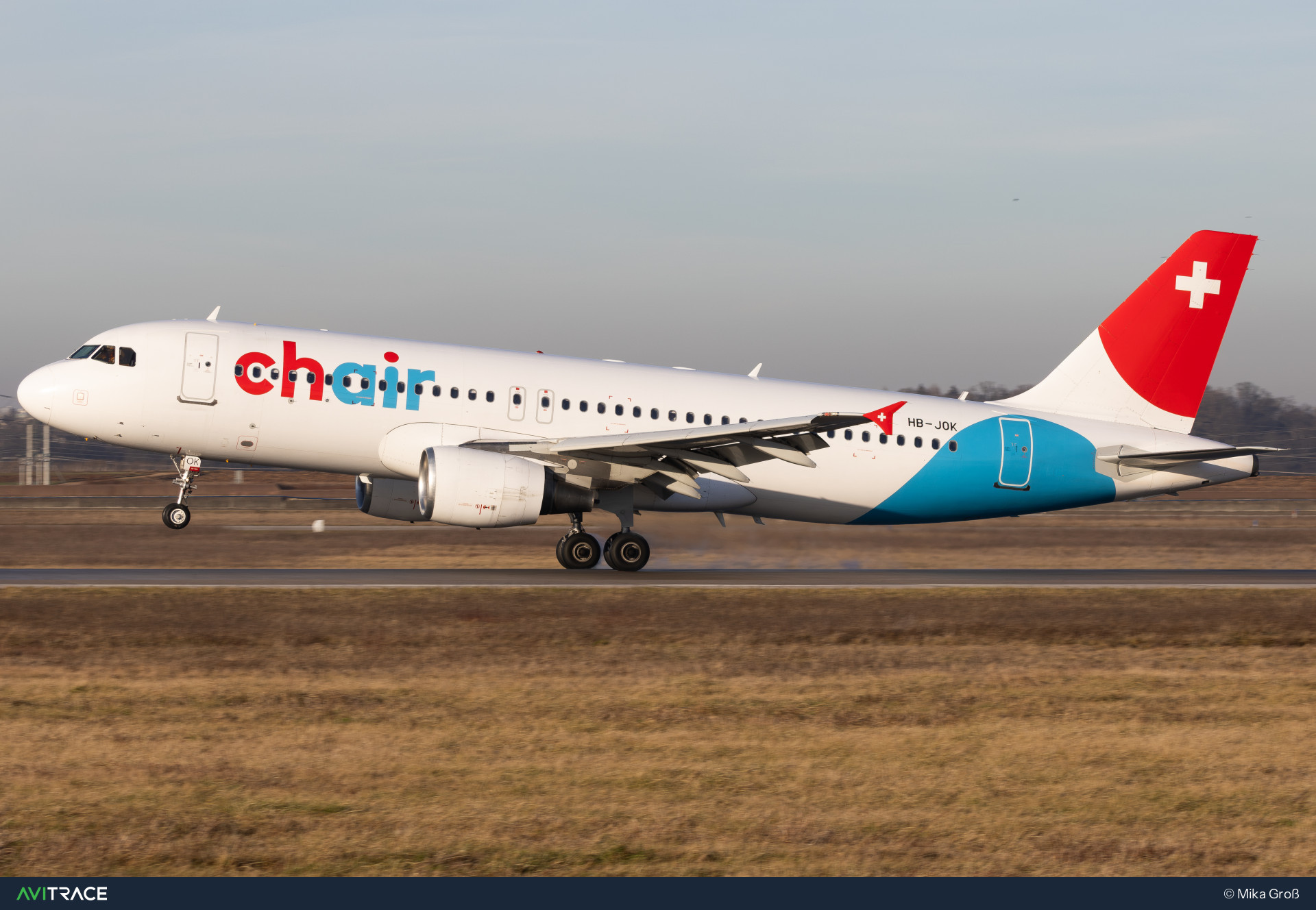 HB-JOK, Airbus A320-214, photographed by Mika Groß