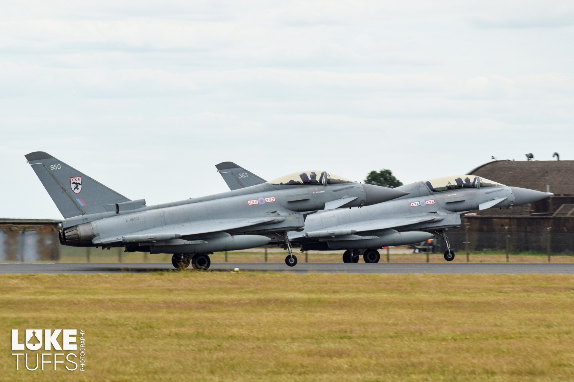 ZJ950, Typhoon FGR4, photographed by Luke Tuffs