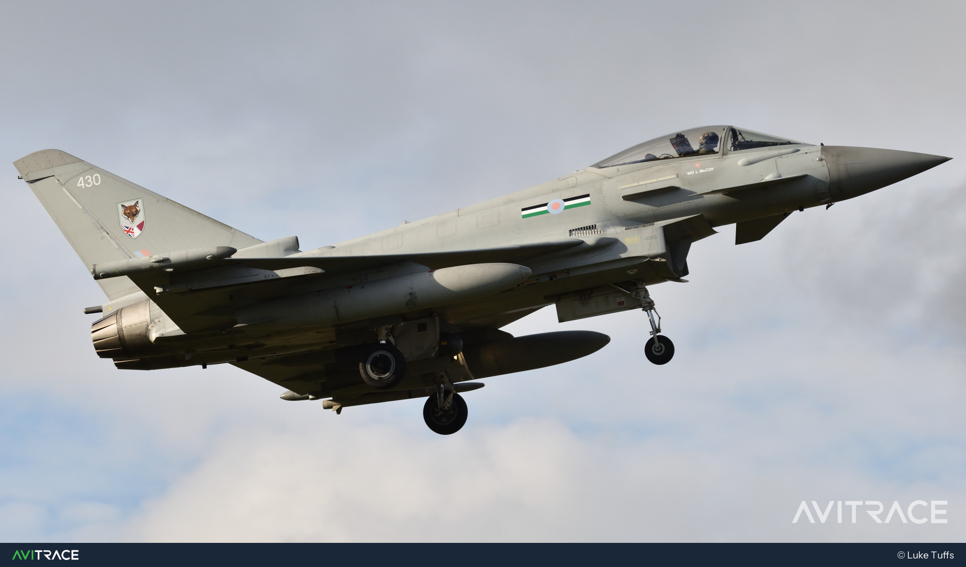 ZK430, Eurofighter Typhoon FGR4, photographed by Luke Tuffs