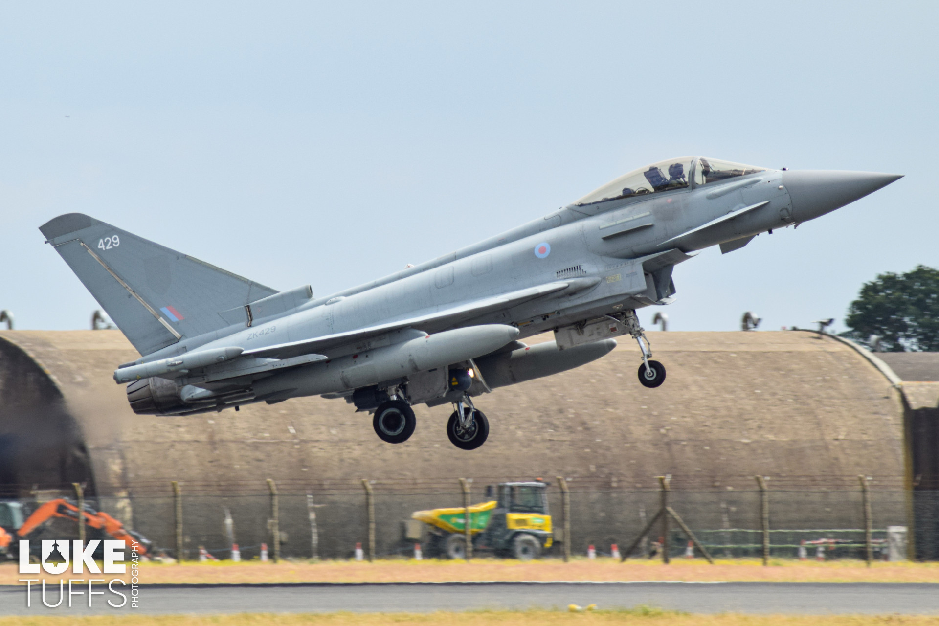 ZK429, Typhoon FGR4, photographed by Luke Tuffs