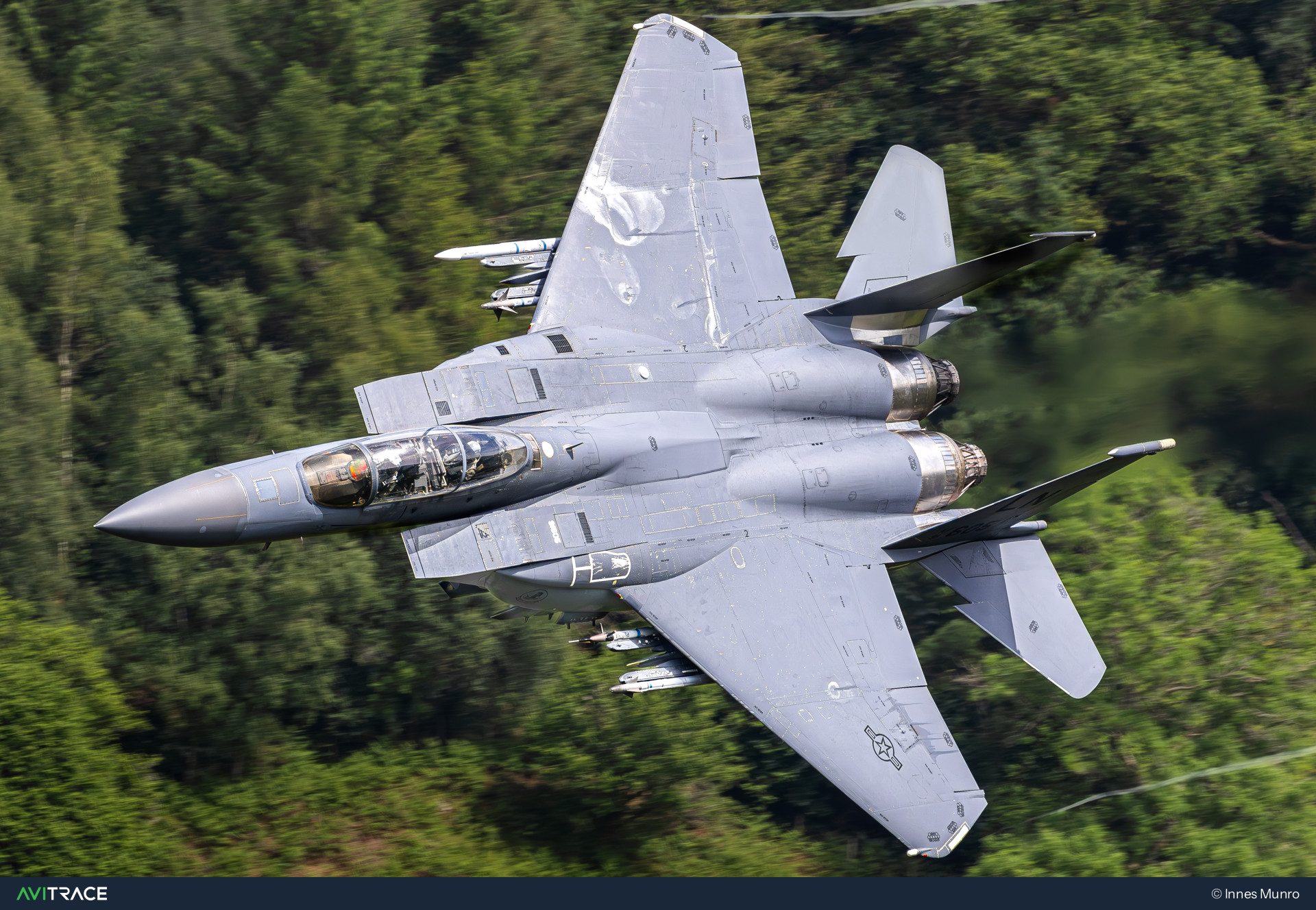91-0605, McDonnell Douglas F15E Strike Eagle, photographed by Innes Munro