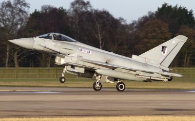 ZJ914, Typhoon, photographed by Chris Lofting