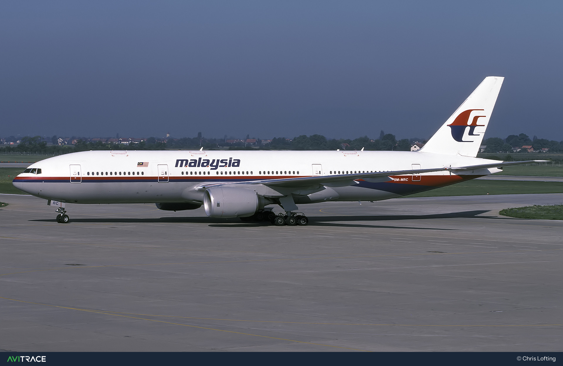 9M-MRC, B777, photographed by Chris Lofting