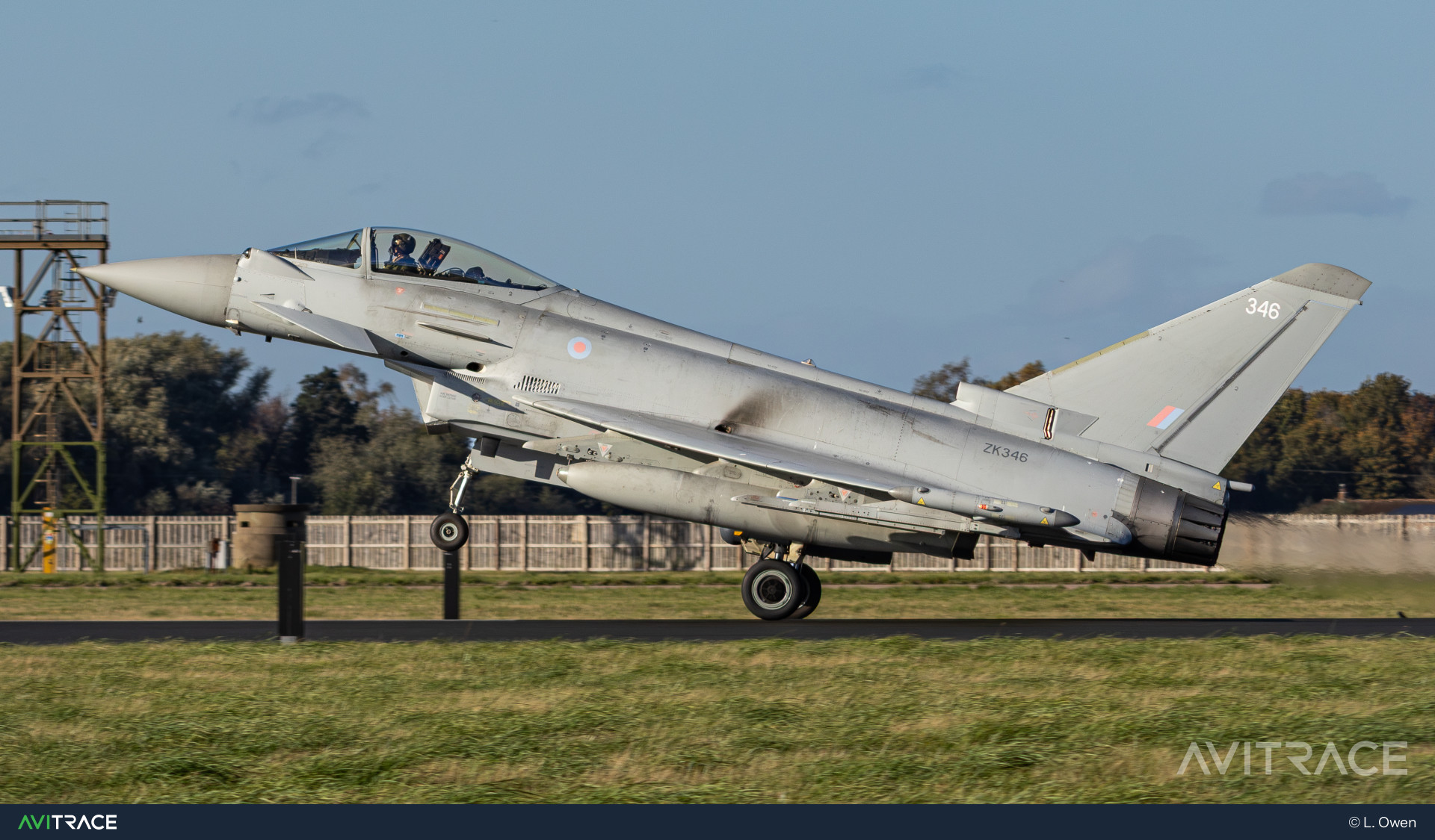 ZK346, Eurofighter Typhoon FGR4, photographed by L. Owen
