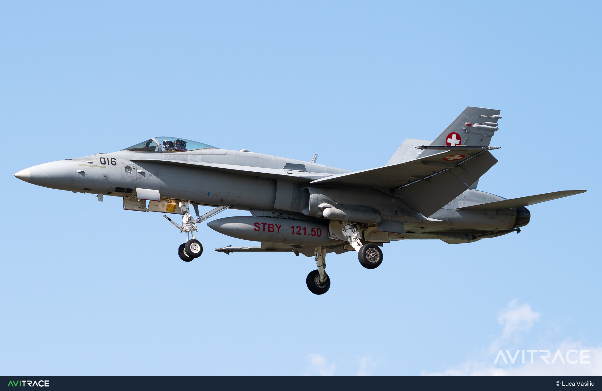 J-5016, McDonnell Douglas F/A-18C Hornet, photographed by Luca Vasiliu