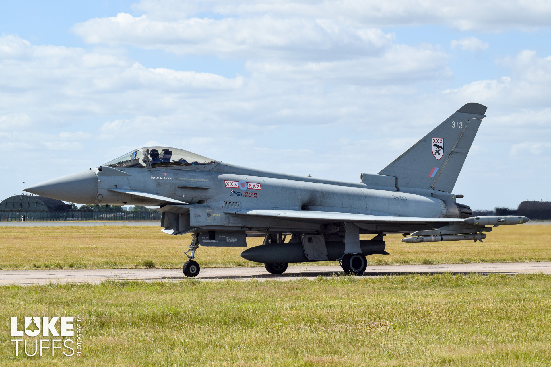 ZK313, Typhoon FGR4, photographed by Luke Tuffs
