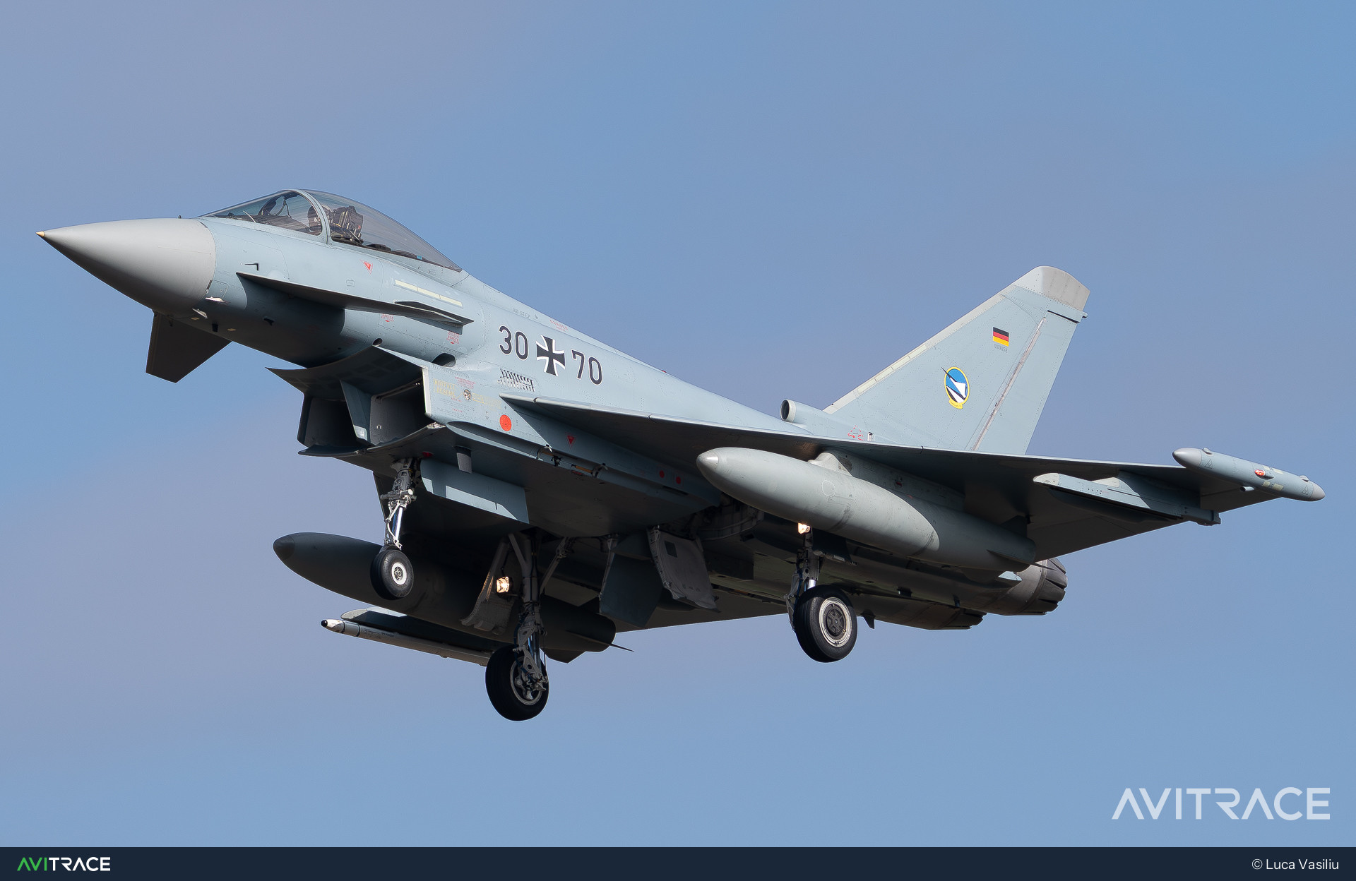 30+70, Eurofighter Typhoon EF2000, photographed by Luca Vasiliu