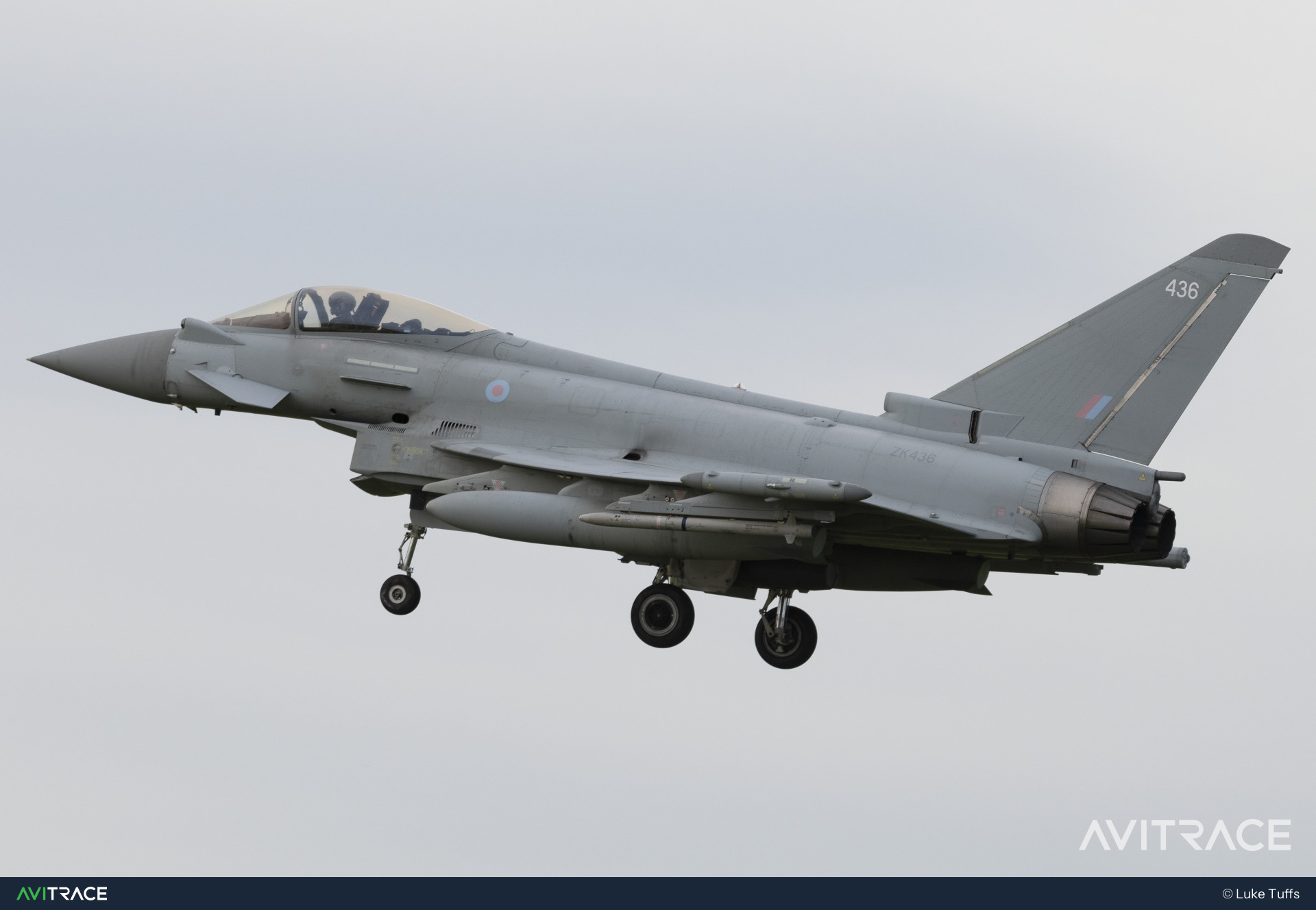 ZK436, Eurofighter Typhoon FGR4, photographed by Luke Tuffs
