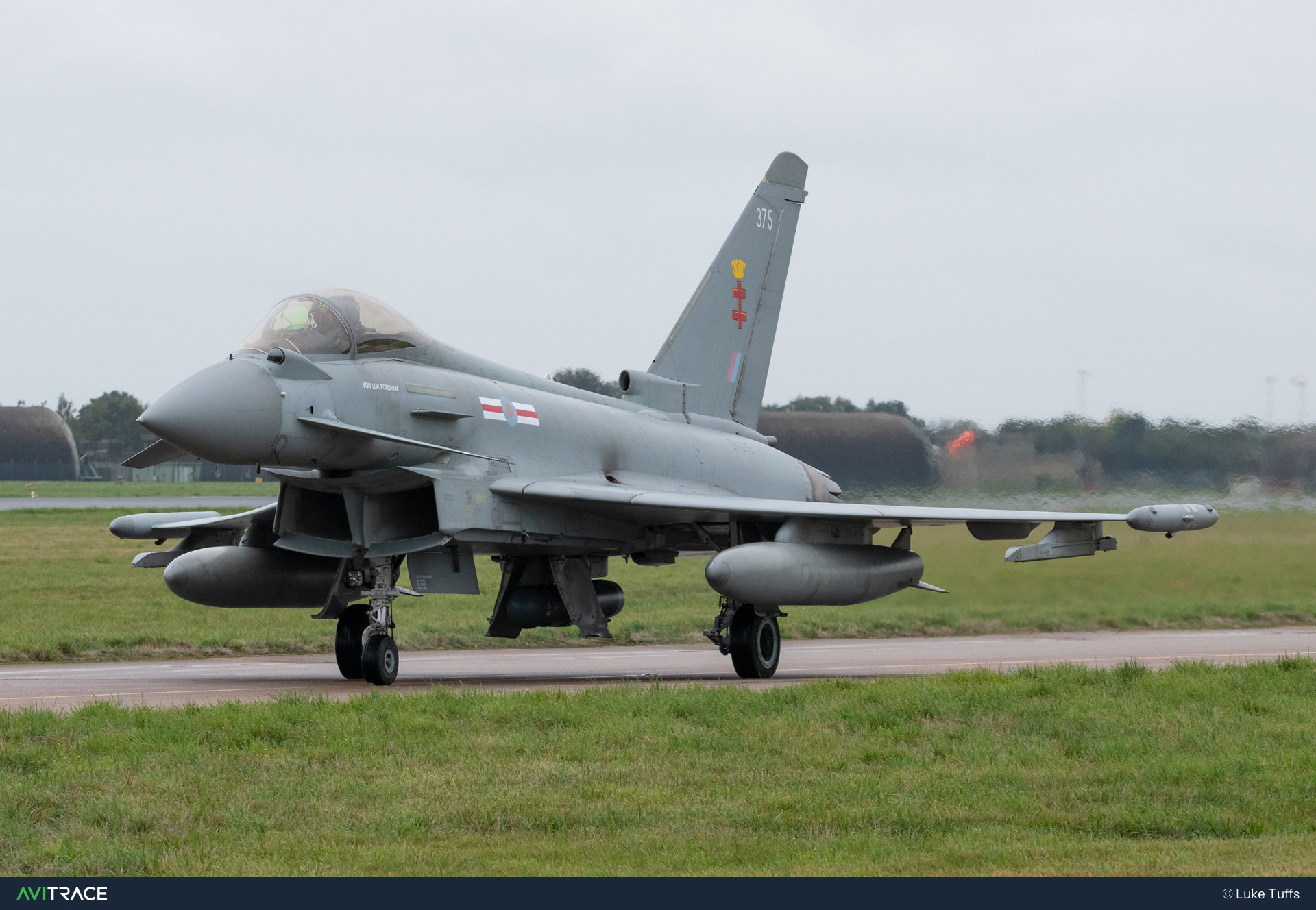 ZK375, Typhoon FGR4, photographed by Luke Tuffs