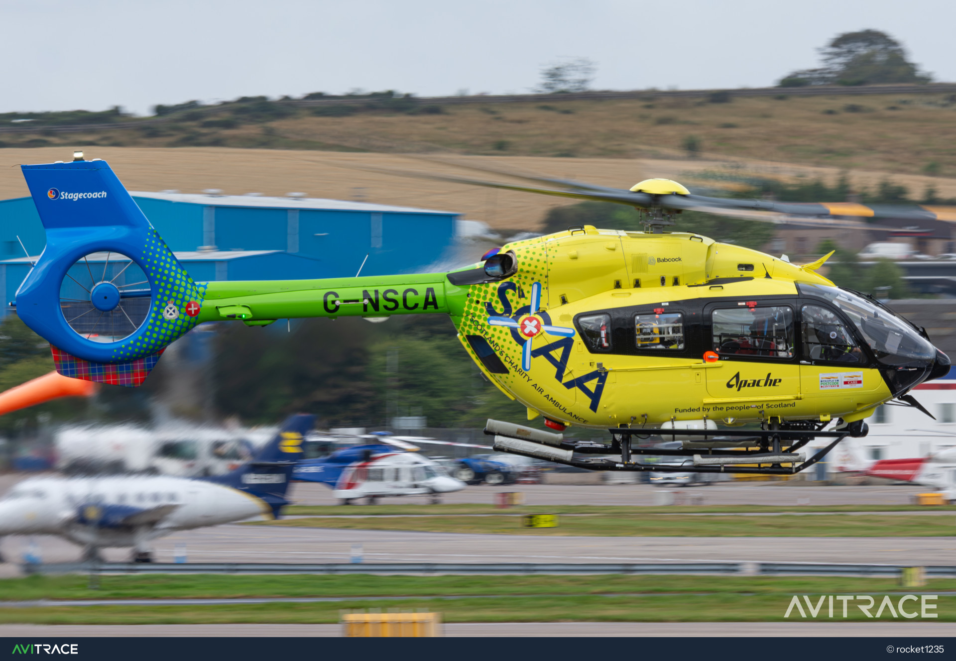 G-NSCA, H145D3, photographed by rocket1235