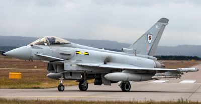 ZK341, Typhoon FGR4, photographed by Josh Wylie