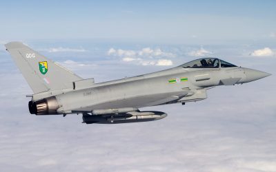 ZJ917, Typhoon, photographed by Chris Lofting